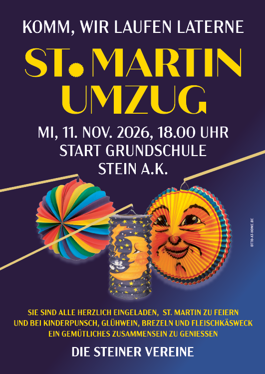 Plakat: Martinsumzug 2026